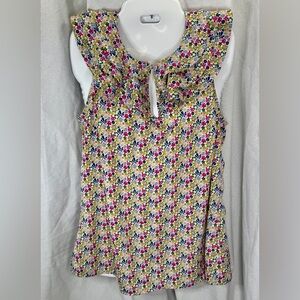 Liberty of London for Target Multicolor Floral Sleeveless Blouse